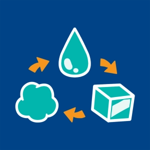 Los tres estados del agua
